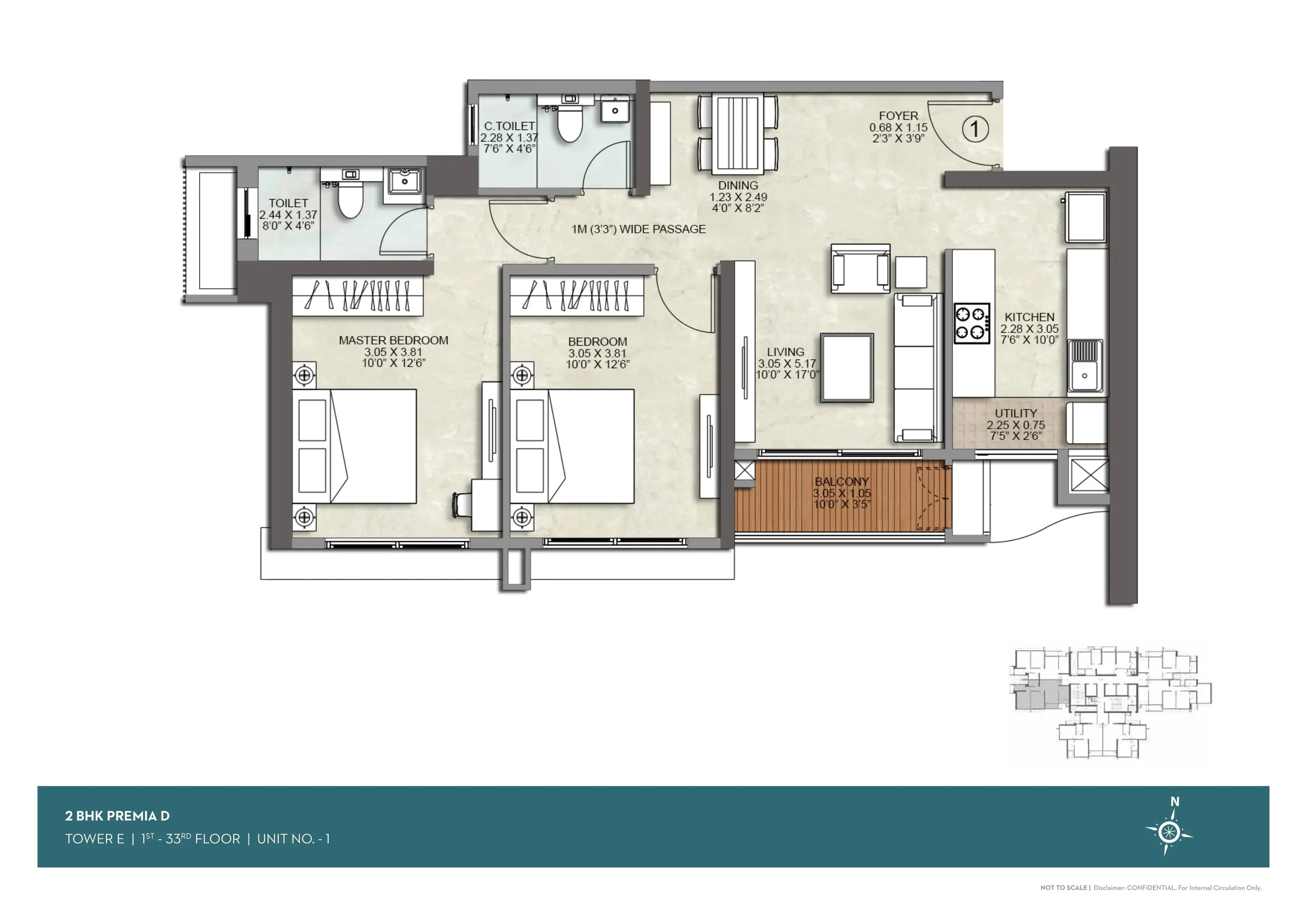 2 BHK PREMIA D