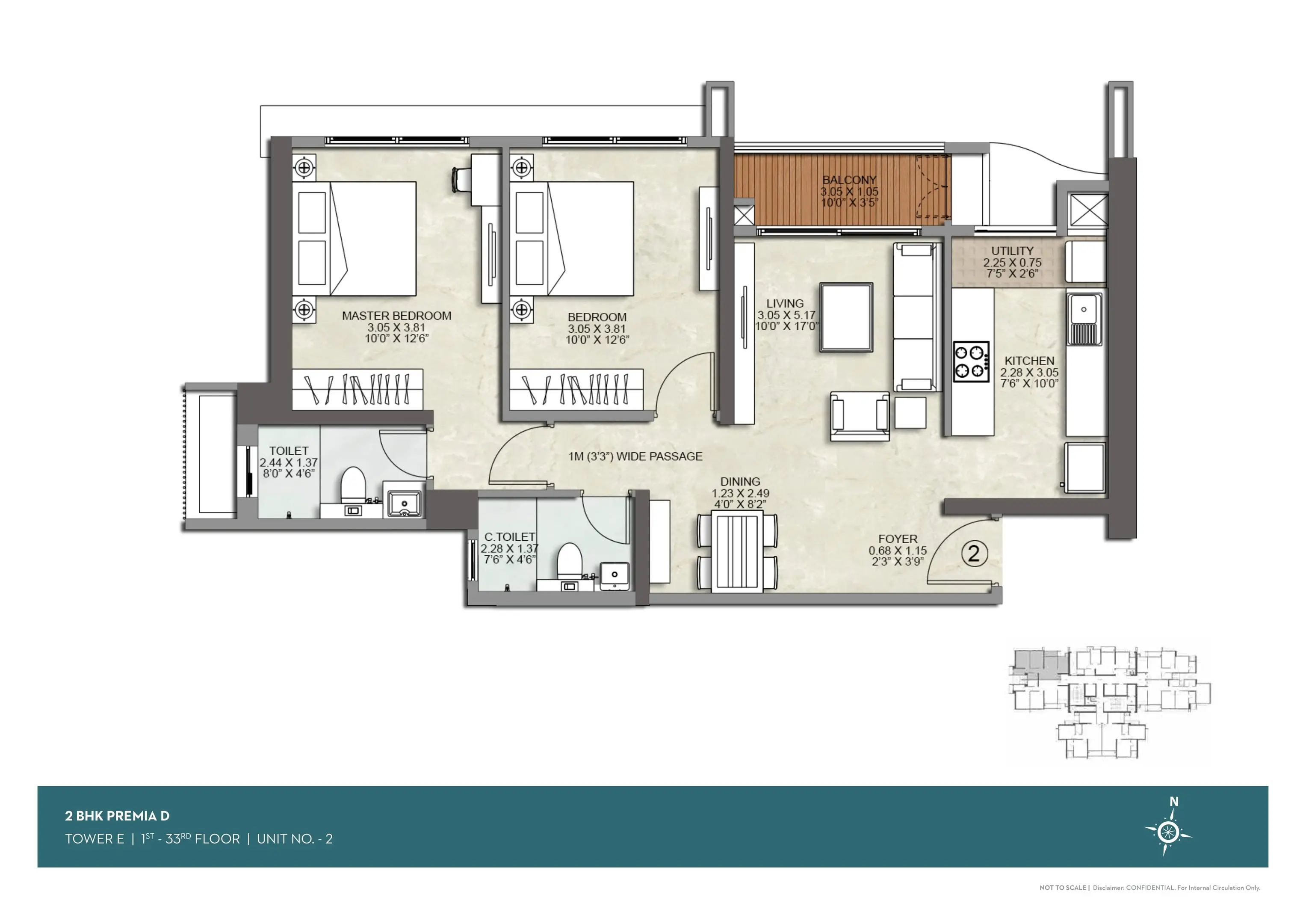2 BHK PREMIA D