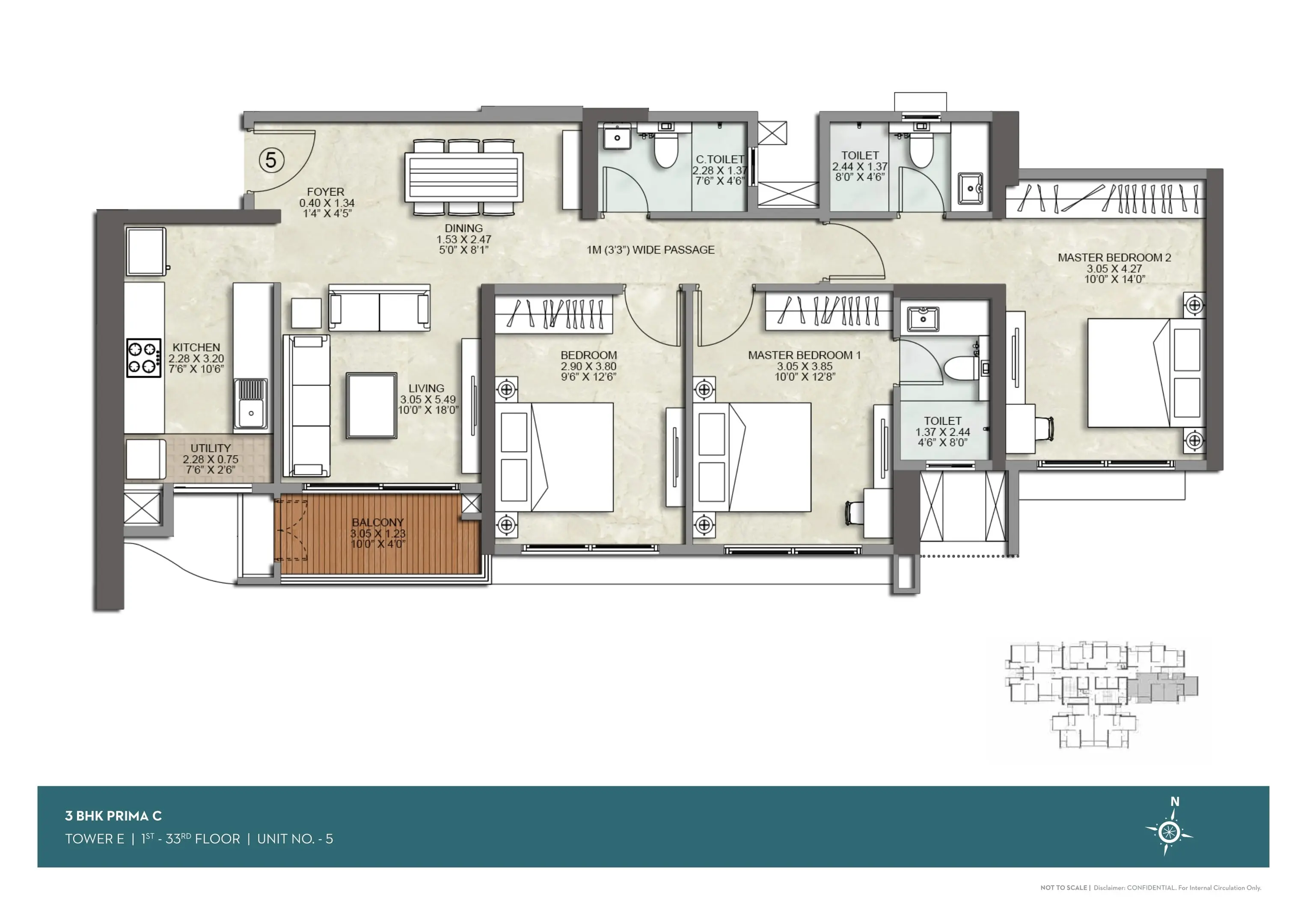 3 BHK PREMIA C