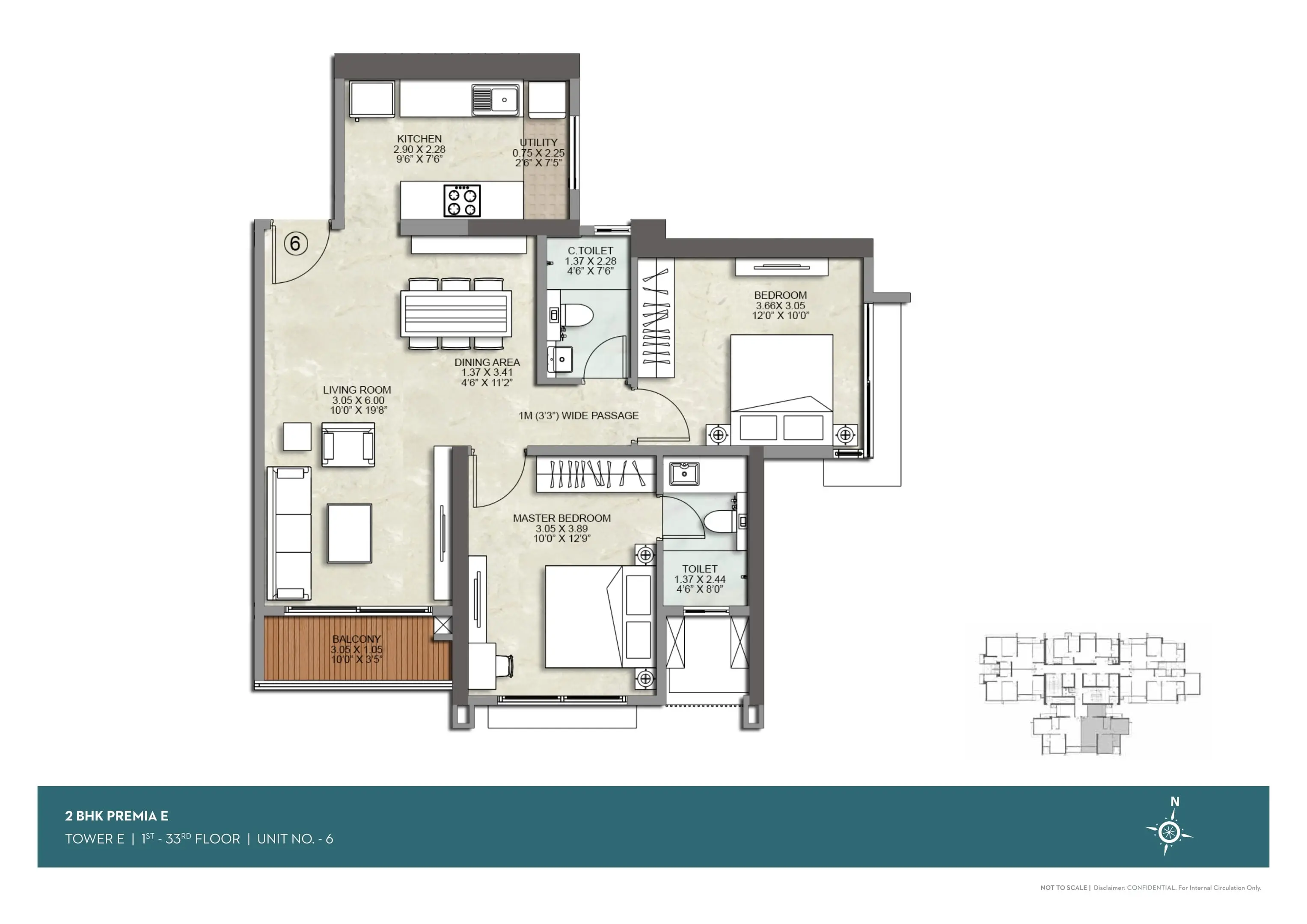 2 BHK PREMIA E