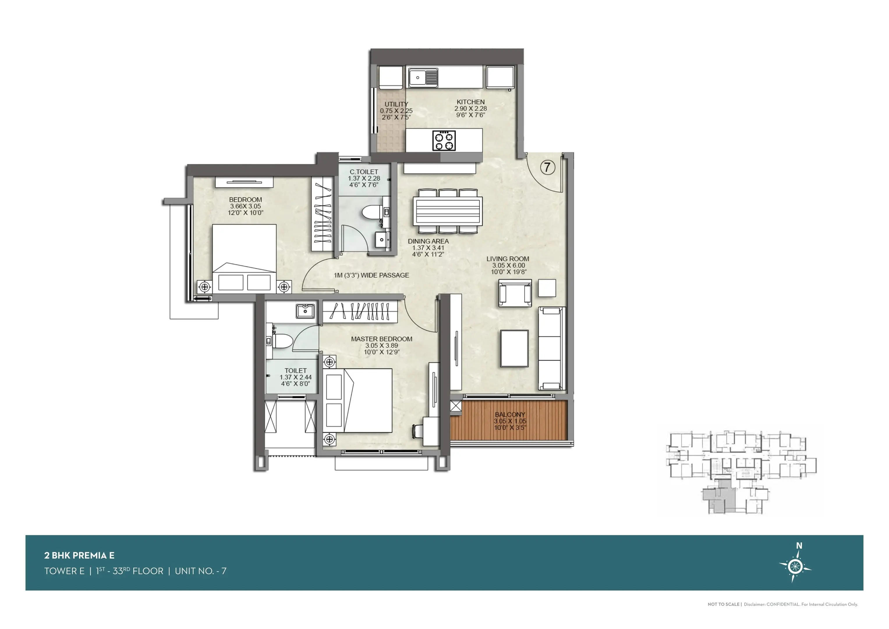 2 BHK PREMIA E